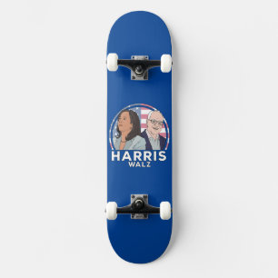 Skate Eleição Harris Walz
