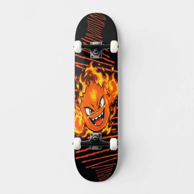 Skate elemento fogo (Frente)