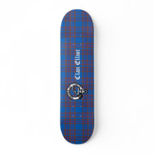 Emblema da Crista do Clã Elliot & Tartan 
