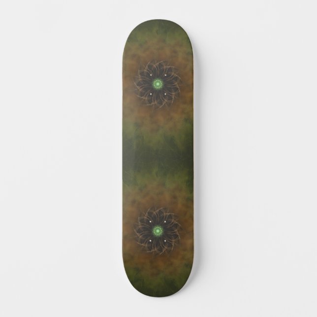 Skate Emerald Cosmic Mandala Burst (Frente)