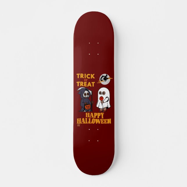 skate engraçado "HALLOWEEN 1" (Frente)