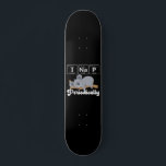 Skate Engraçado "Science koala" Eu coto periodicamente K<br><div class="desc">coala, engraçado, preguiçoso, sonolento, presente, aniversário, preguiça, animal, ciência, química, periódico</div>