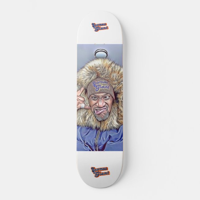 Skate Enorme Bobo gigante casaco de pele (Frente)