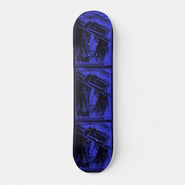 SKATE ENREDO AZUL (Frente)