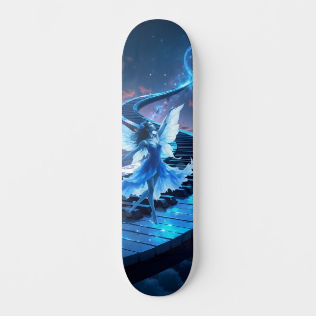Skate Ensaio ao Luar – Dançando sob a luz da lua.  (Frente)