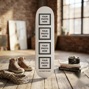 Skate Enviar 4 Fotos & Adicionar Texto – Imagem Simples