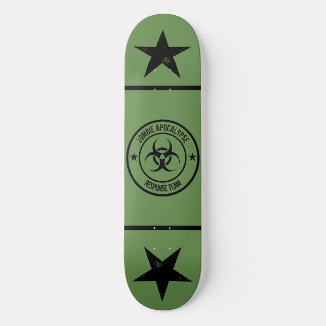 Skate Equipe de Resposta Apocalypse Zombie (Frente)