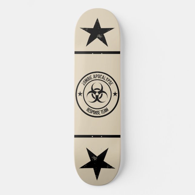 Skate Equipe de Resposta Apocalypse Zombie (Frente)