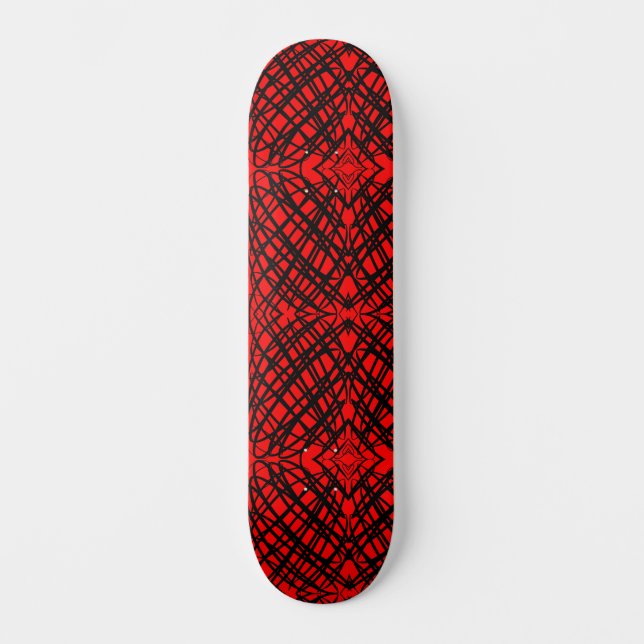 Skate Escrivora Simples | Inclinação Espelho | Vermelho  (Frente)