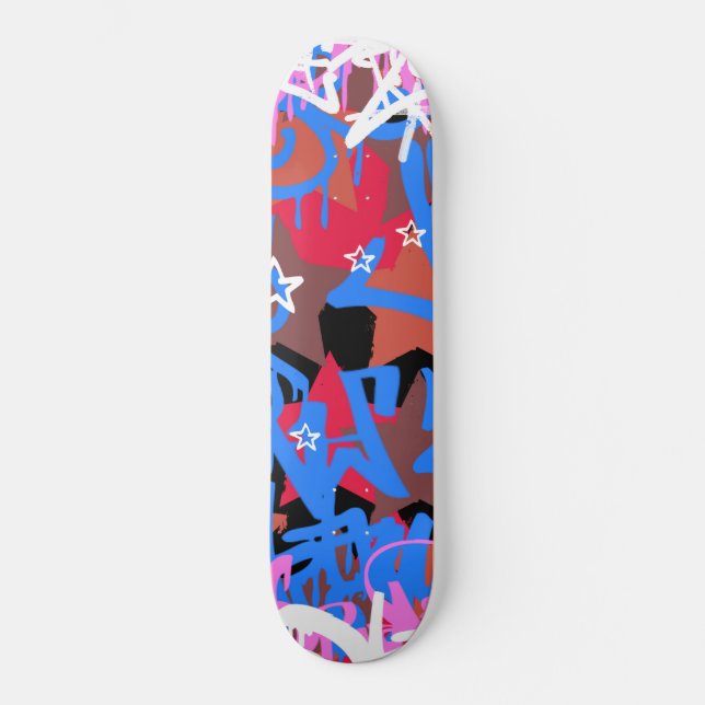 Skate Escrivores de grafite (Frente)
