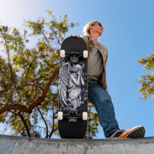 Skate Escultura de um Anjo Vestígio - com Placas 1