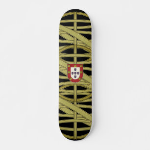Skate Esfera armilar e brasão de armas de Portugal