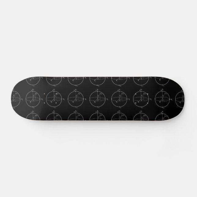 Skate Esfera de Bloch | Física do Bit Quântico (Qubit) / (Horz)