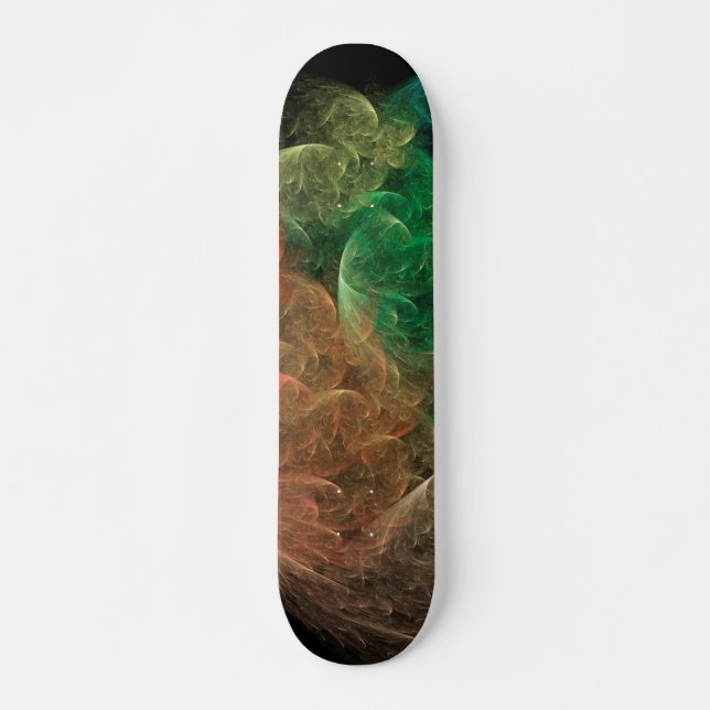 Skate Espaço de Arte Abstrata Pássaro (Frente)