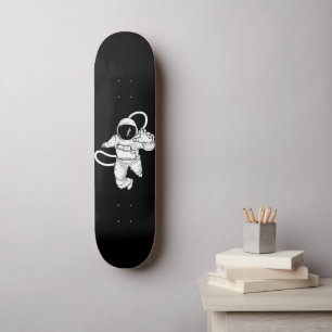 Skate Espaço Exterior Vintage Astronauta Engraçado