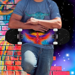 Skate Espaço Phoenix Nebula Black Starlight Sky