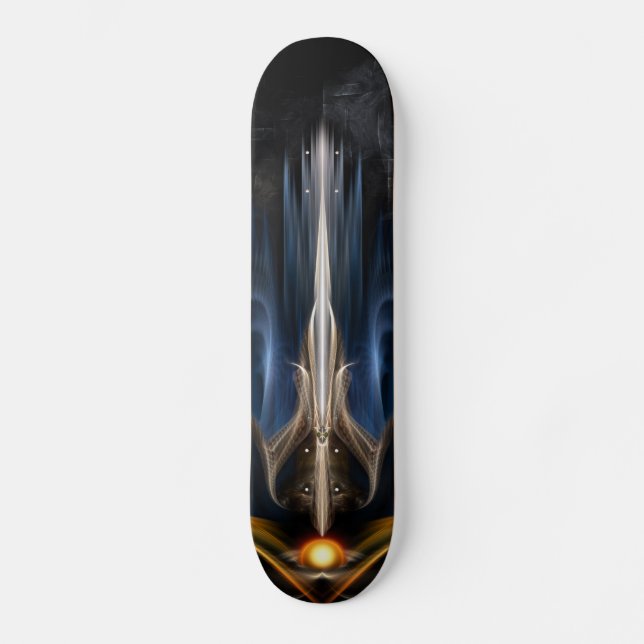 Skate Espada Do Tabuleiro De Arte Fractal Leve (Frente)