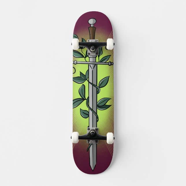 Skate Espada Medieval & Vinha (Frente)