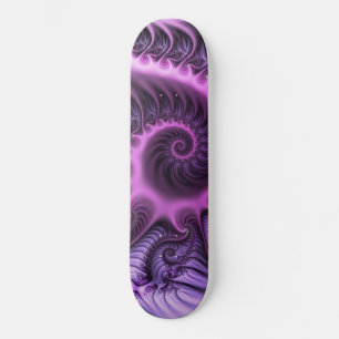Skate Espiral De Arte Fractal, Rosa Legal, Viva Abstrato