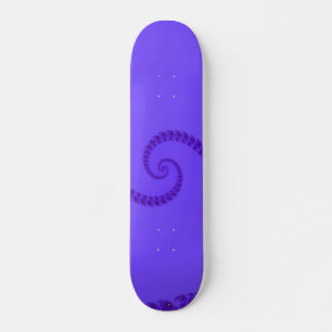 Skate espiral dobro roxo azul