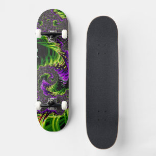 Skate Espiral Roxo e Verde