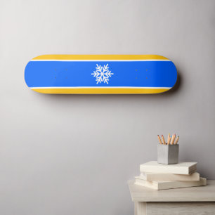 Skate Esportes Royal Blue Stripes Snowflake