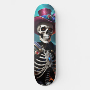 Skate Esqueleto, Halloween, Boné, Fantasia, Guerreiro, C