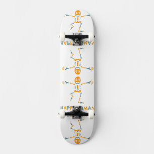 Skate Esqueleto humano feliz