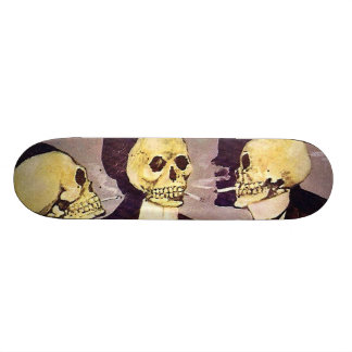 Skate Esqueletos do vintage