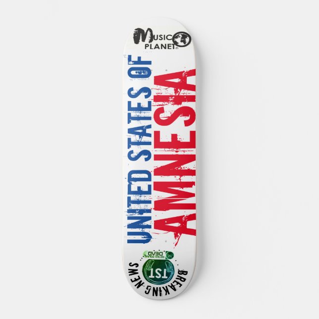 Skate Estados Unidos da Amnésia/skate TST (Frente)