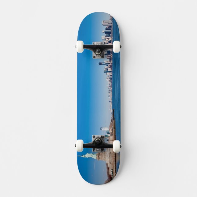 Skate Estátua da liberdade, Rio Hudson e Manhattan (Frente)