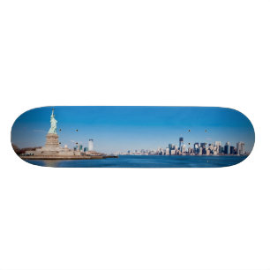 Skate Estátua da liberdade, Rio Hudson e Manhattan