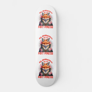 Skate Estética da moda da raposa em chamas