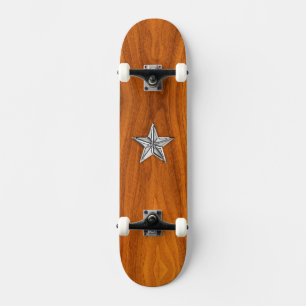 Skate Estilo Cromo Estrela Náutica no Vendedor de Teak
