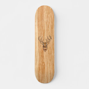Skate Estilo de madeira do embutimento da cabeça dos