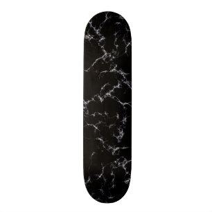 Skate Estilo de mármore elegante 4 - preto e branco
