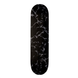 Skate Estilo de mármore elegante 4 - preto e branco