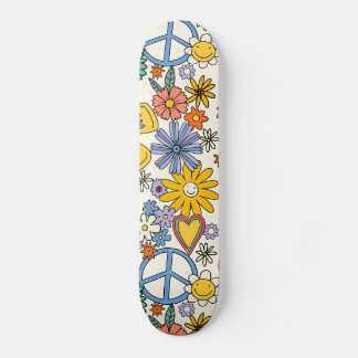 Skate Estilo Floral Hippy