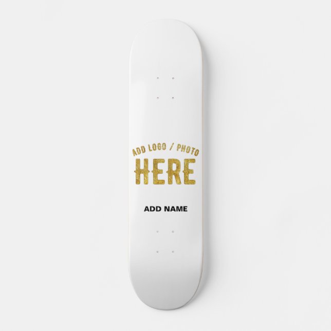 SKATE ESTILO MODERNO PERSONALIZÁVEL BRANCO VERIFICADO CO (Frente)