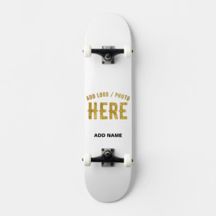 SKATE ESTILOSO BRANCO PERSONALIZÁVEL MODERNO VERIFICADO 