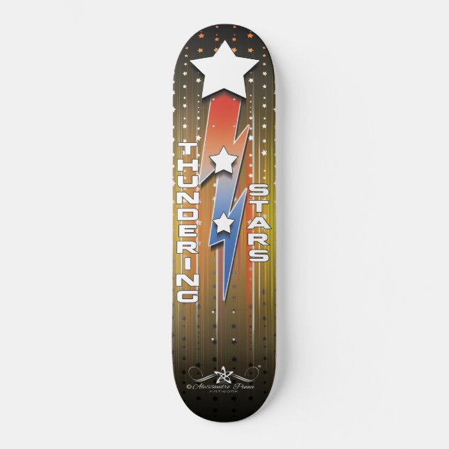 Skate Estrelas Branqueadoras (Frente)