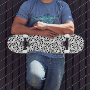 Skate Estrelas e Caveiras
