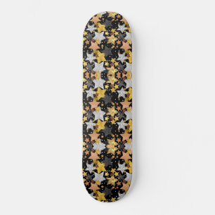 Skate Estrelas Explosão Confetti de Prata de Bronze Pre