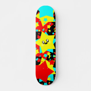 SKATE ESTRELAS KAWAII EXPLOSÃO CÓSMICA