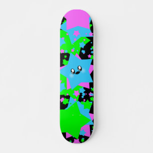 SKATE ESTRELAS KAWAII EXPLOSÃO CÓSMICA