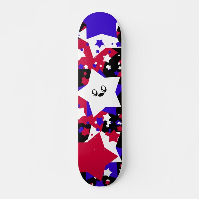 SKATE ESTRELAS KAWAII EXPLOSÃO CÓSMICA (Frente)