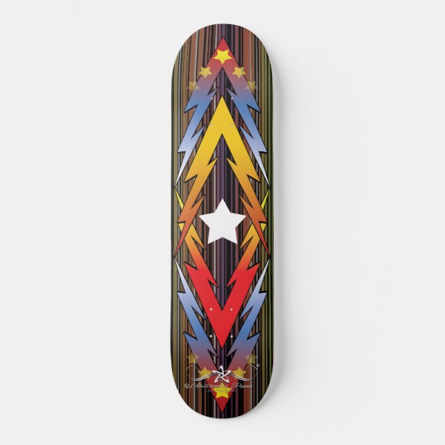 Skate Estrelas Trovejantes 5/6 (Frente)