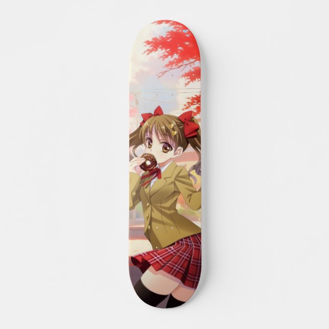 Skate Étudiante Animé Japonais (Frente)