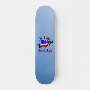 Skate Eu Amo o 4 de Julho