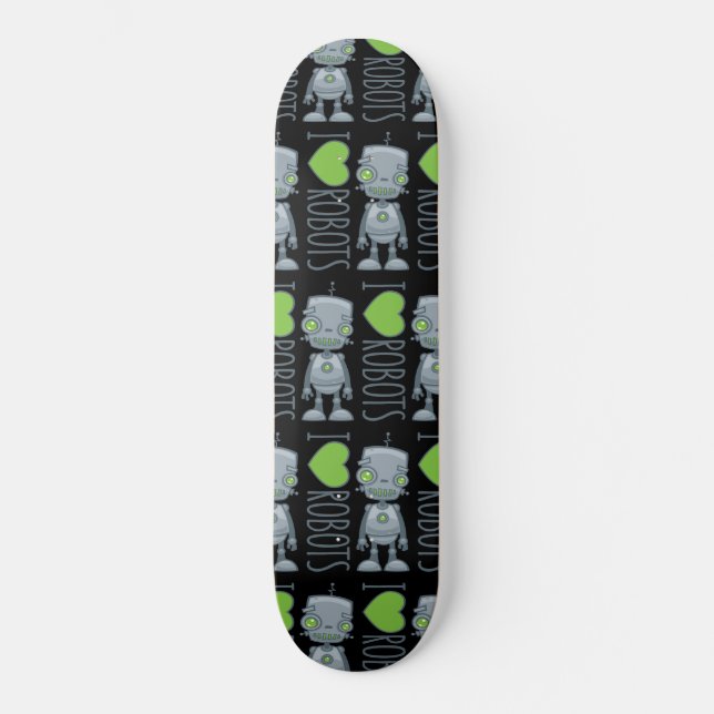 Skate Eu amo robôs (Frente)